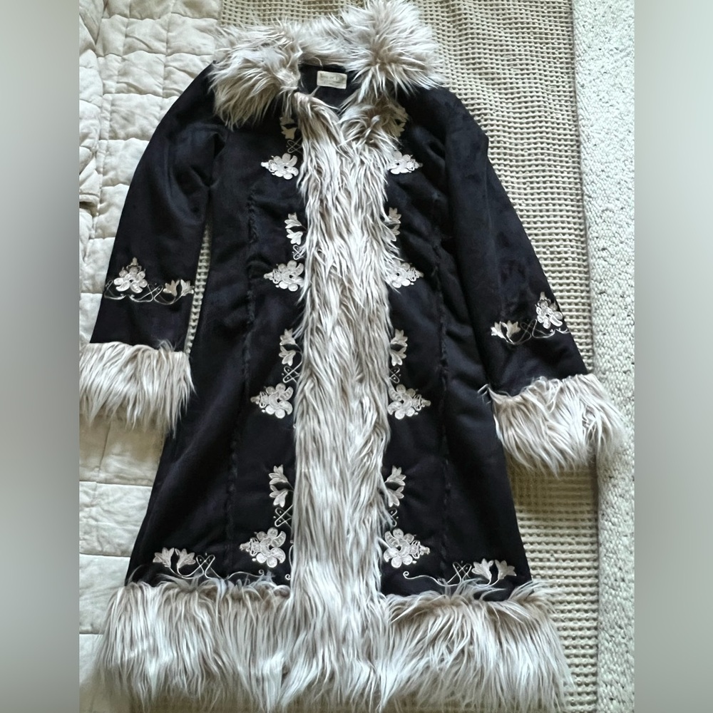 Tree Of Life afghan coat